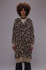LEOPARD PRINT CASHMERE CARDIGAN | R13 near me