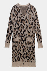LEOPARD PRINT CASHMERE CARDIGAN | R13 near me