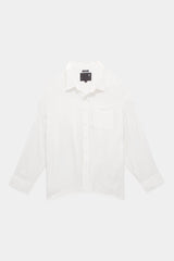 Drop Neck Oxford Shirt- White Denim | R13 US