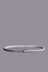 SKINNY PAINTED BELT - PAINTED WHITE | R13 US
