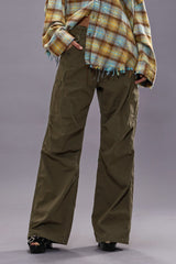 WIDE LEG CARGO - OLIVE | R13 near me