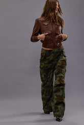 WIDE LEG CARGO - CAMO | R13 ONLINE