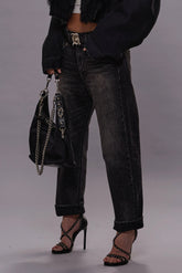 BOYFRIEND JEANS - ARVIN BLACK | R13 near me