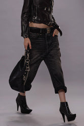 TAILORED DROP JEANS - ARVIN BLACK | R13 near me