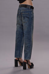 TAILORED DROP JEANS - BARTER INDIGO | R13 US