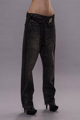 CROSSOVER JEAN - ARVIN BLACK | R13 sale