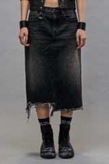 JESSE SKIRT - ARVIN BLACK | R13 sale