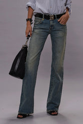 BOY FLARE JEANS - MERTON BLUE STRETCH -R13 | R13 sale