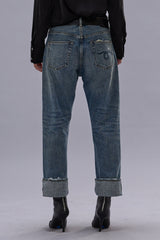 CUFFED X-BOYFRIEND JEAN - LENA BLUE | R13 discount