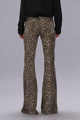OVERFLOW JANE FLARE - ECRU LEOPARD | R13 for sale