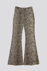 OVERFLOW JANE FLARE - ECRU LEOPARD | R13 for sale