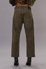 X-BOYFRIEND JEAN - VINTAGE OLIVE DRAB | R13 for sale