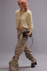 BALLOON PANTS WITH DOUBLE SEAM - BEIGE | R13 US