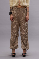 BALLOON PANTS WITH DOUBLE SEAM - BEIGE | R13 US