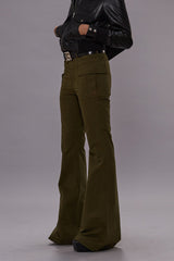 FLARE LEG PANT - OLIVE | R13 outlet