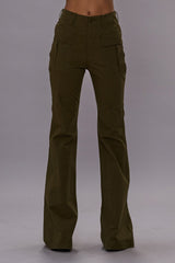 FLARE LEG PANT - OLIVE | R13 outlet
