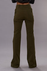 FLARE LEG PANT - OLIVE | R13 outlet
