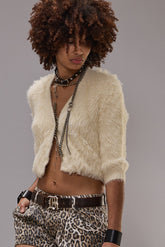BALLOON CARDIGAN - CREAM | R13 sale