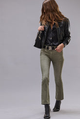 KICK FIT JEAN - ARMY GREEN STRETCH | R13 outlet