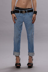 BOY STRAIGHT JEAN - BABY BLUE STRETCH | R13 ONLINE