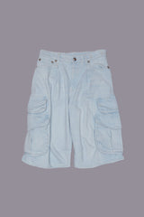 BERMUDA CARGO SHORT - FADED BLUE STRETCH | R13 US