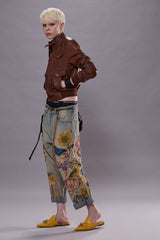 X-BOYFRIEND - APPLIQUE DENIM | R13 for sale