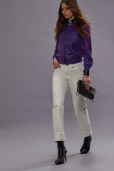 CUFFED ROMEO JEAN - BENNETT WHITE SELVEDGE | R13 sale