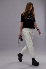 CUFFED CROSSOVER JEAN - BENNETT WHITE SELVEDGE | R13 discount