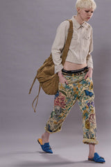 X-BOYFRIEND - APPLIQUE ECRU FLORAL | R13 for sale
