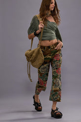 X-BOYFRIEND - ROSE APPLIQUE CAMO | R13 US
