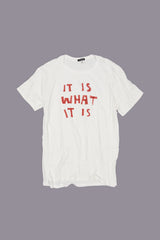 IT IS WHAT IT IS BOY T - ECRU | R13 discount