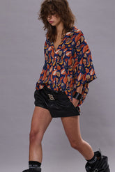 SHORT SLEEVE SHIRT - MULTICOLOR PRINT | R13 US