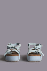 PLATFORM SANDAL - LIGHT BLUE | R13 outlet