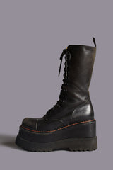 MEDIUM JUMP BOOT - BLACK | R13 sale