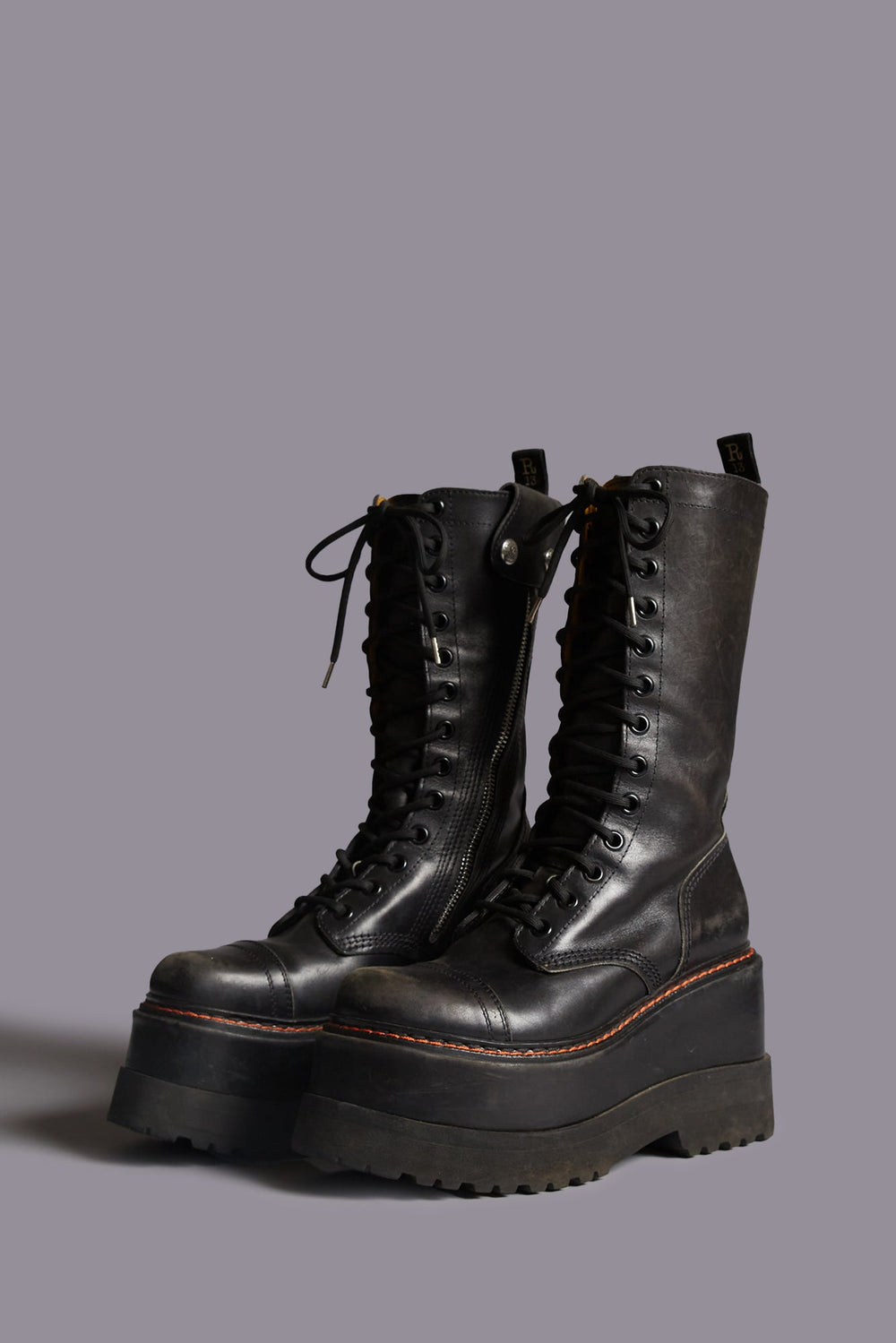 MEDIUM JUMP BOOT - BLACK | R13 sale