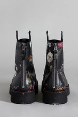 SINGLE STACK BOOT - BLACK FLORAL | R13 sale