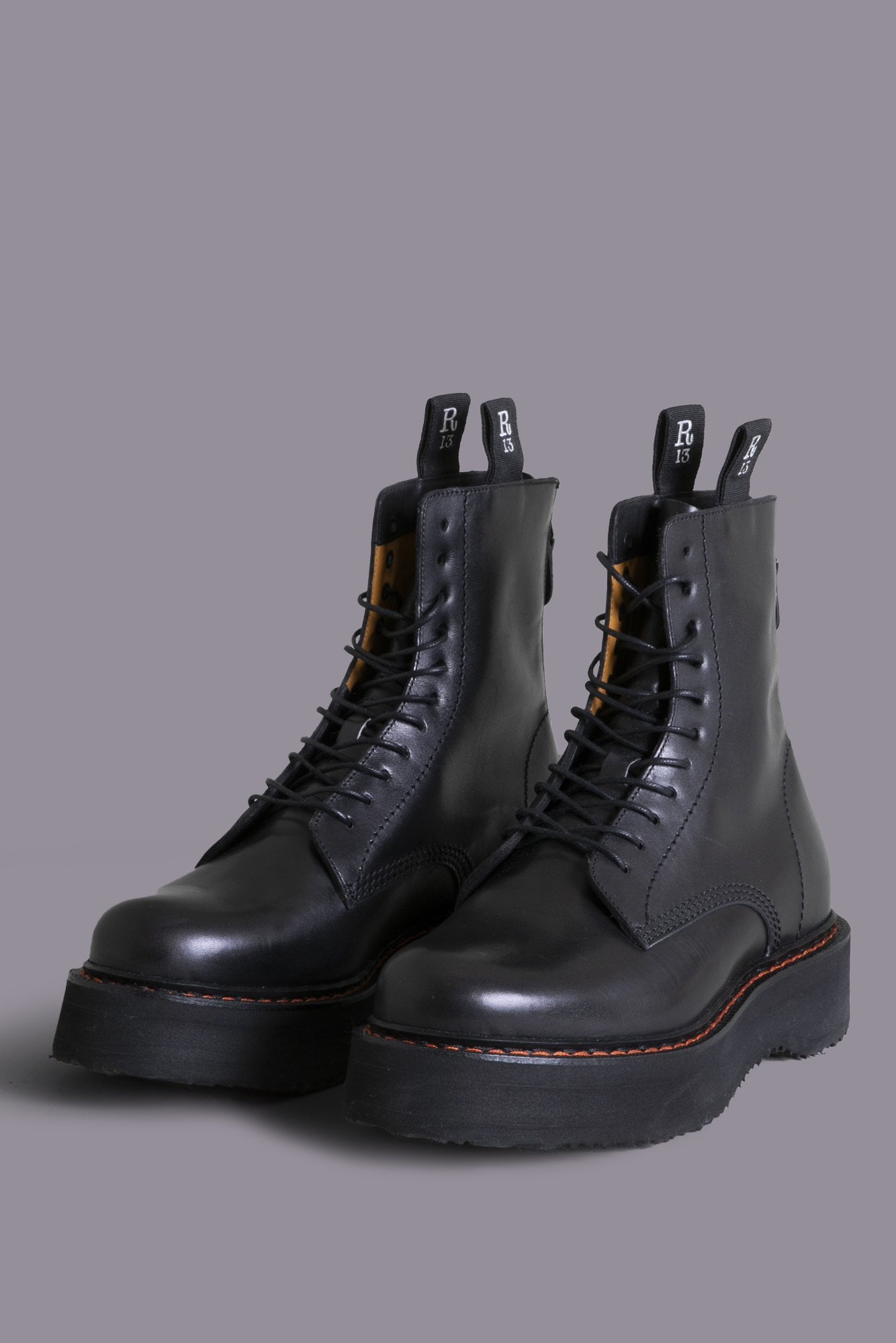 SINGLE STACK BOOT - BLACK | R13 for sale