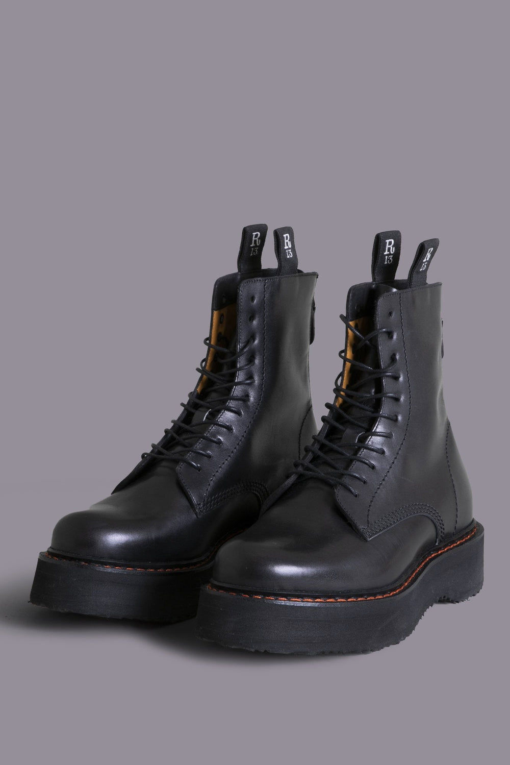 SINGLE STACK BOOT - BLACK | R13 for sale