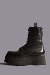 Double Stack Boot - Black Combat Boots | R13 ONLINE