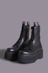 Double Stack Boot - Black Combat Boots | R13 ONLINE