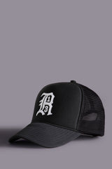 TRUCKER HAT - BLACK | R13 discount