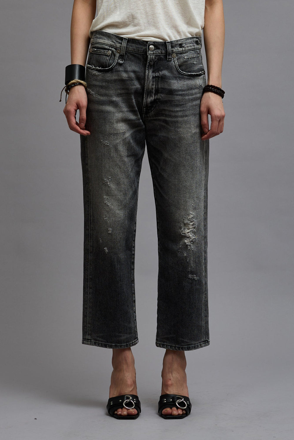 BOYFRIEND JEAN - VINTAGE GREY | R13 for sale