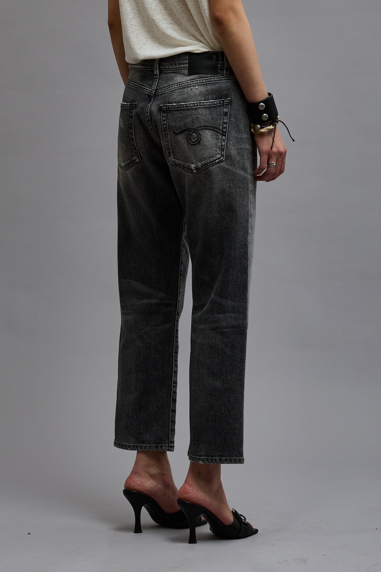 BOYFRIEND JEAN - VINTAGE GREY | R13 for sale