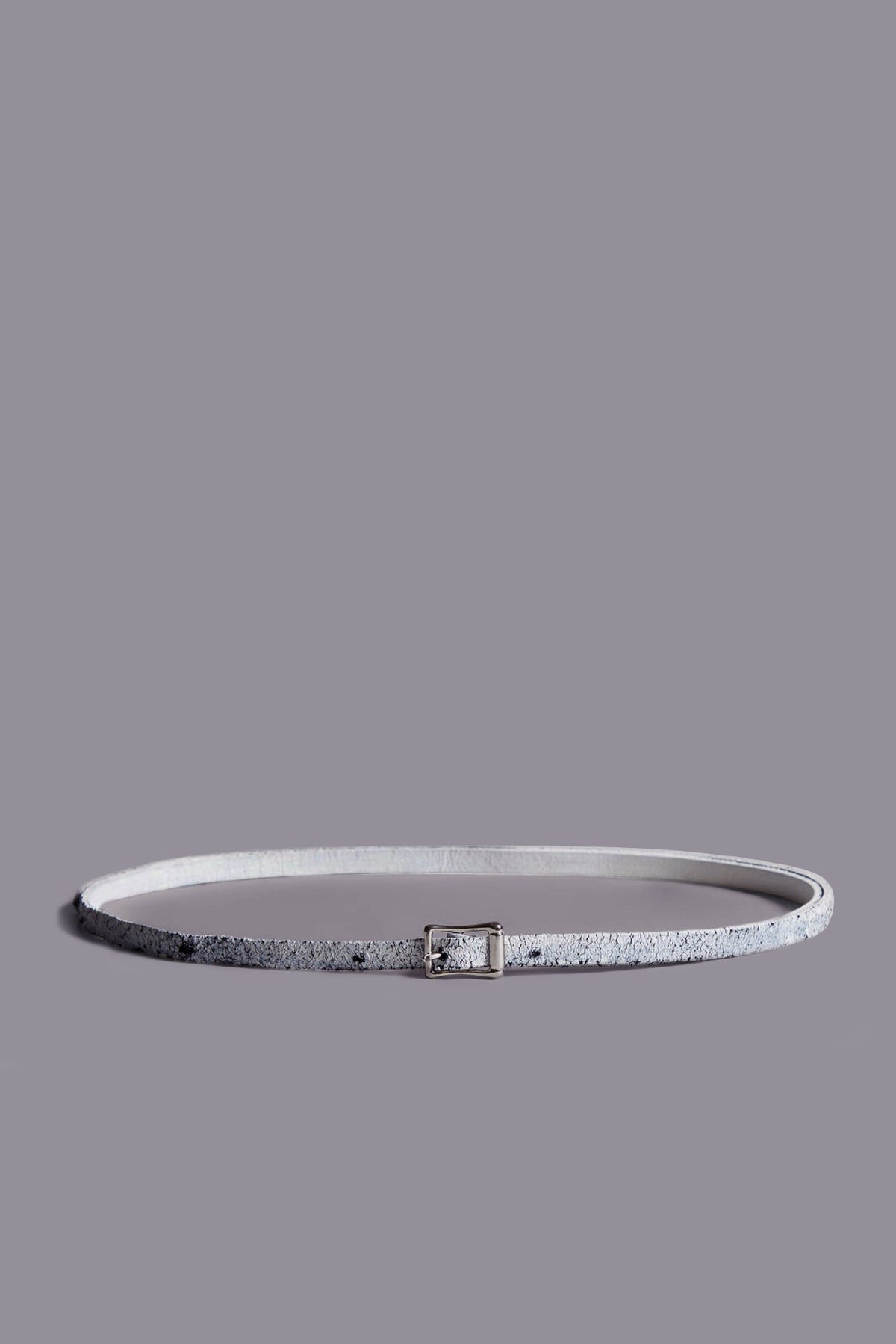 SKINNY PAINTED BELT - PAINTED WHITE | R13 US