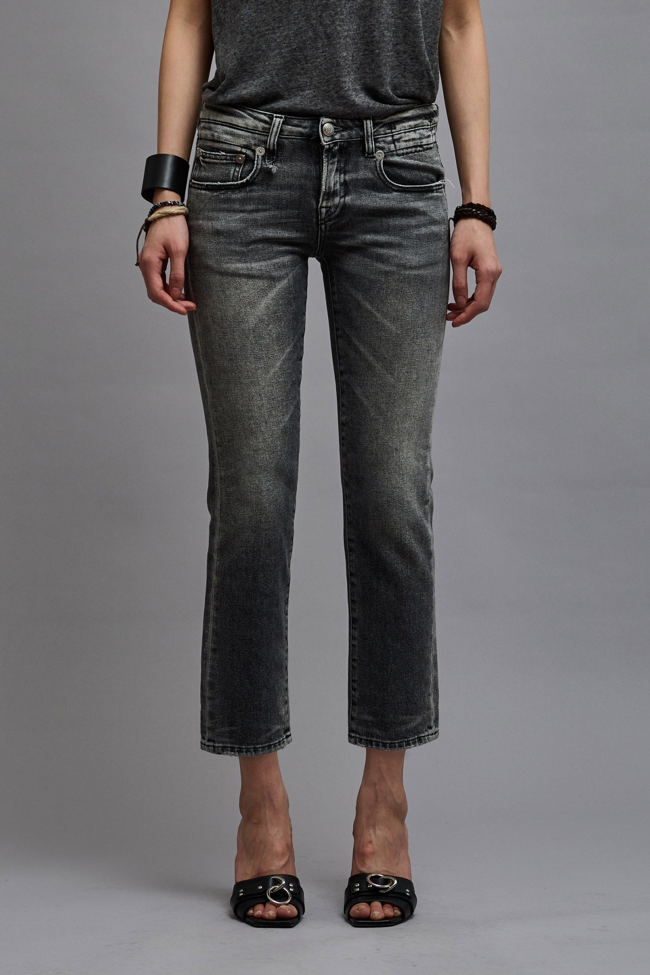 BOY STRAIGHT - VINTAGE GREY | R13 discount