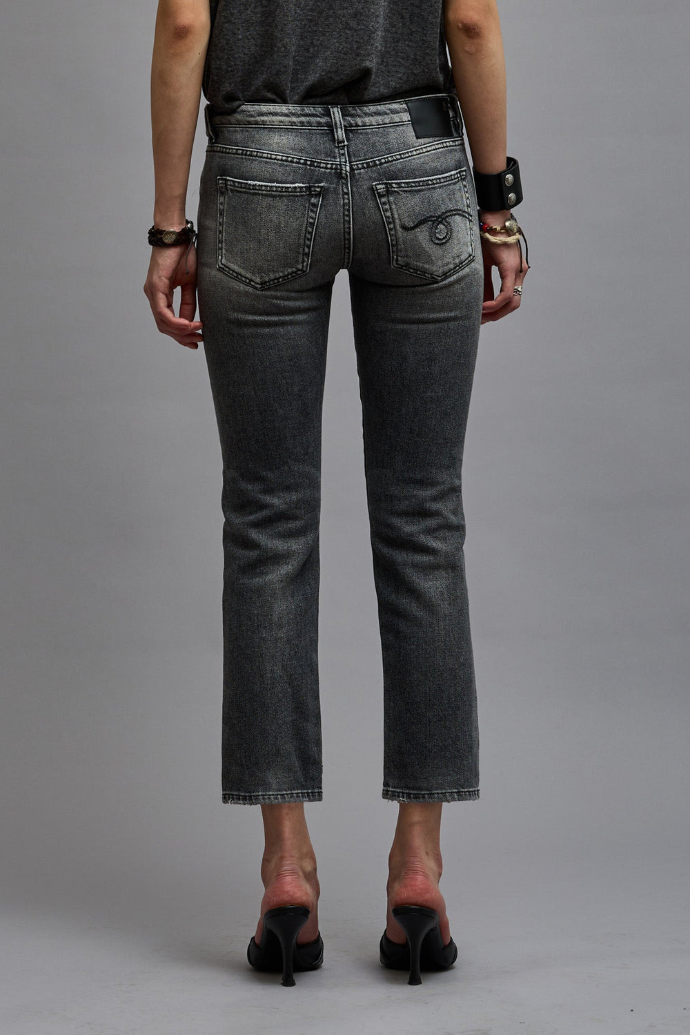BOY STRAIGHT - VINTAGE GREY | R13 discount