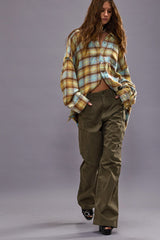 WIDE LEG CARGO - OLIVE | R13 near me