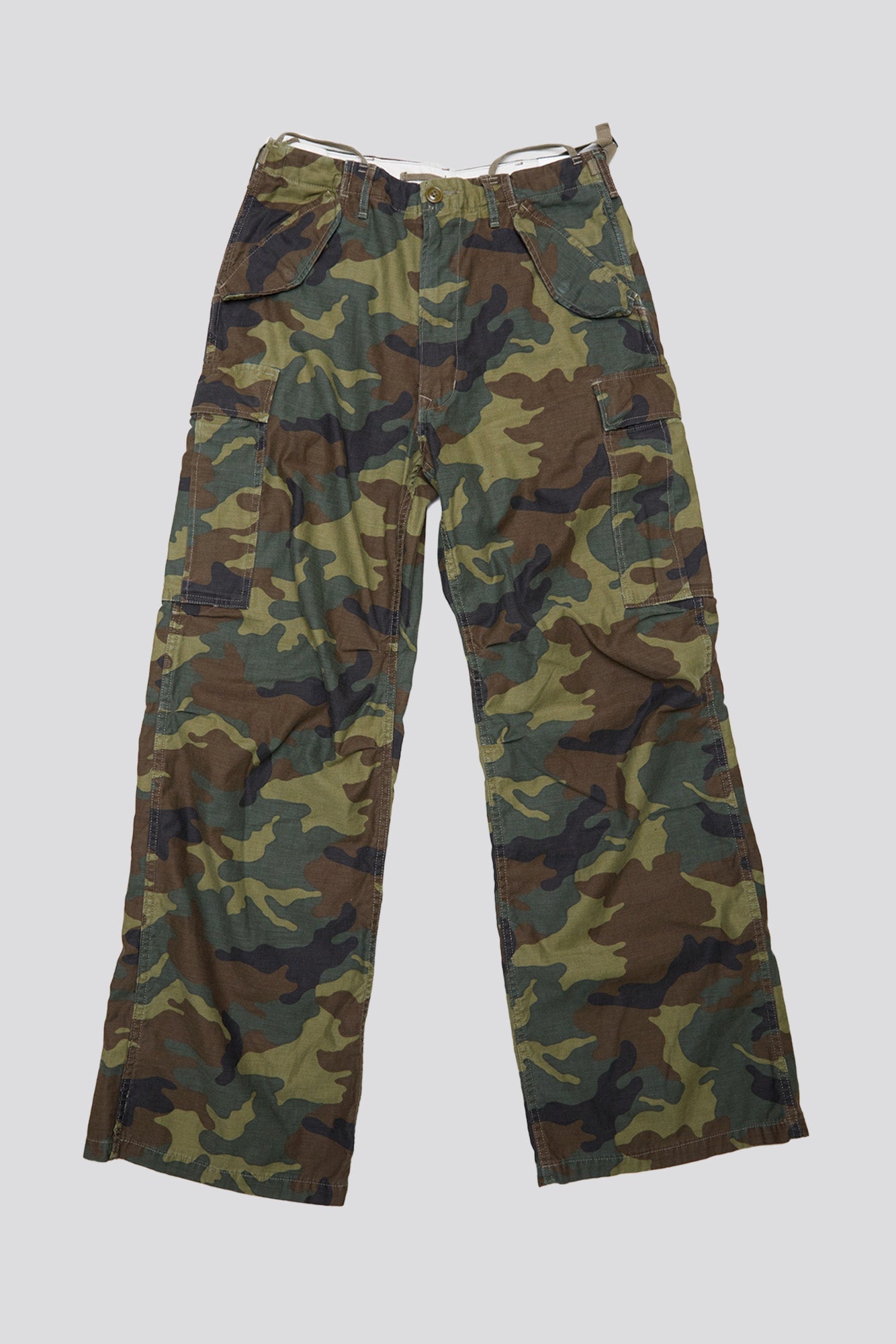 WIDE LEG CARGO - CAMO | R13 ONLINE