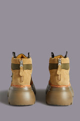 BULKY TRAILBLAZER HIKING BOOT - BROWN AND OLIVE | R13 outlet
