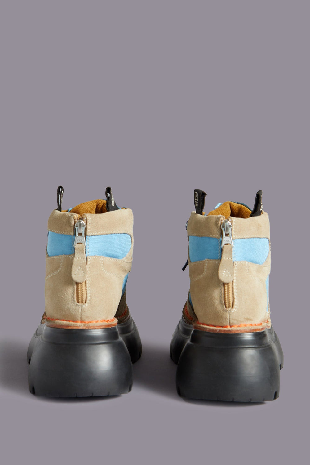 BULKY TRAILBLAZER HIKING BOOT - STONE AND BLUE | R13 US